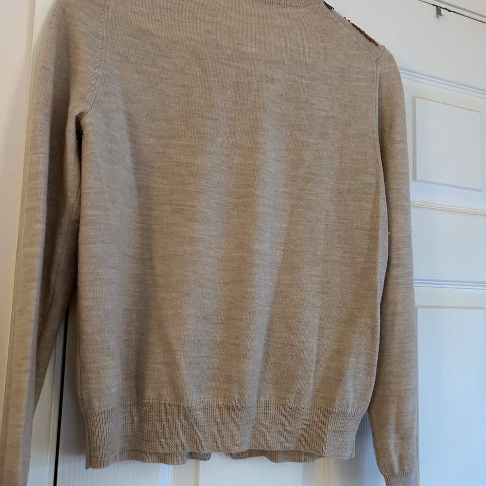 Kate Hill Beige Cardigan with Sequin Design - Picture 3 of 3